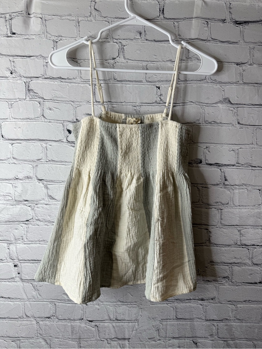 By together  Gauzey Spaghetti Strap Summer Top -medium